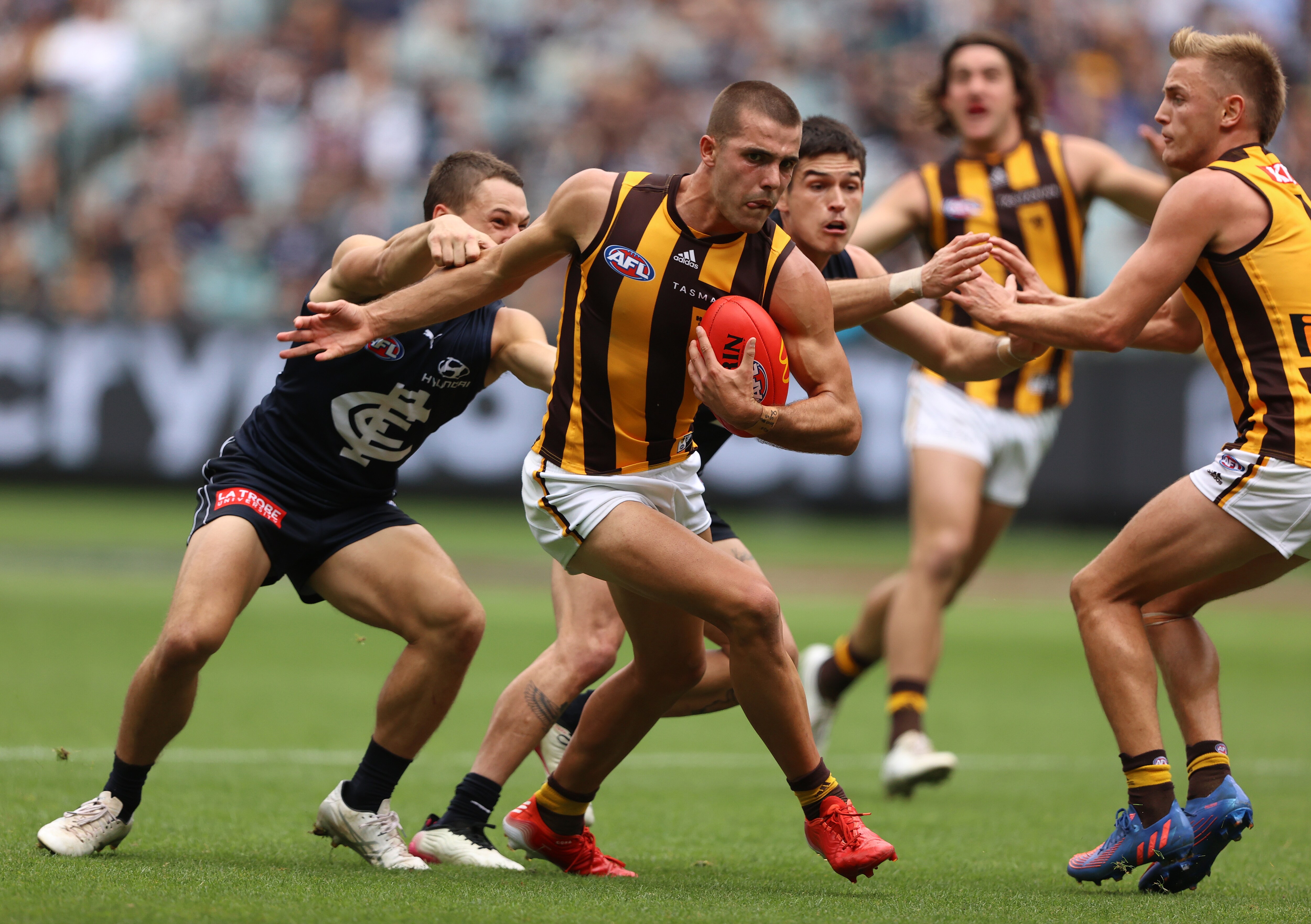 Robert Harvey reviews each Hawks midfielders' season