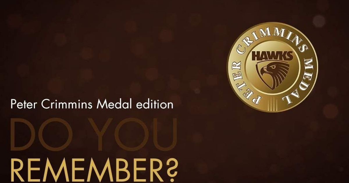 History of the Peter Crimmins Medal