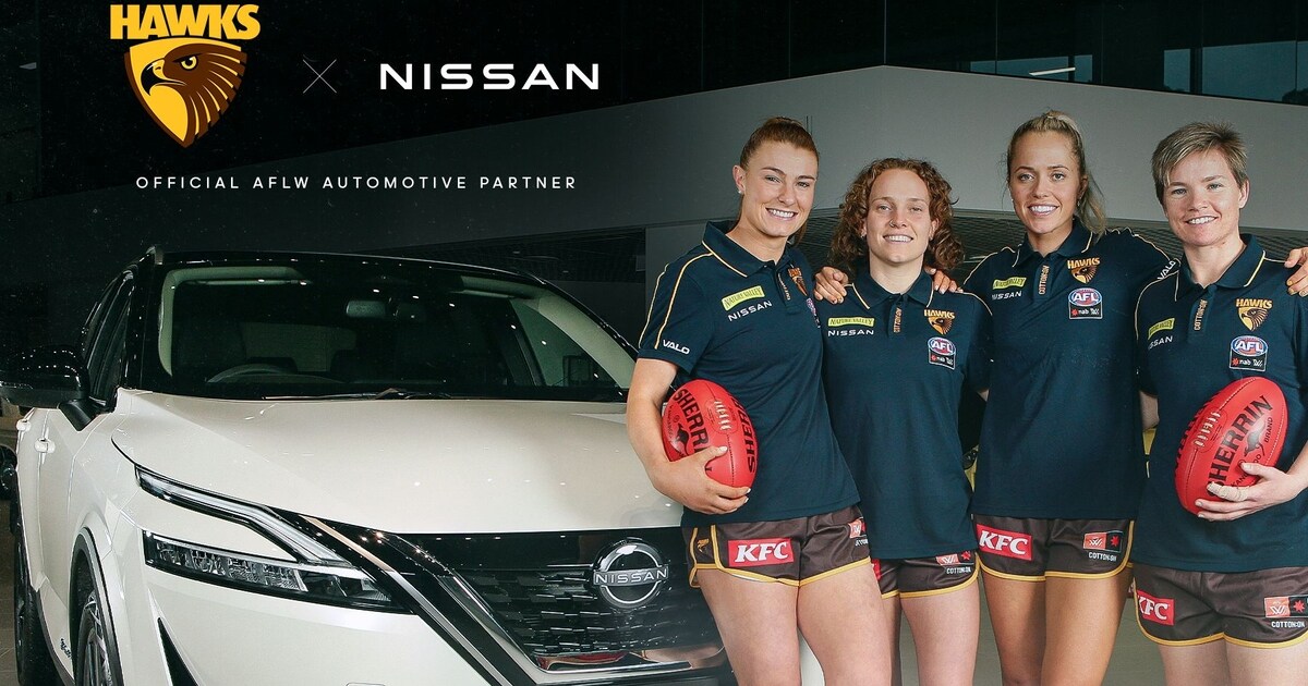 Nissan to drive Hawthorn’s AFLW team