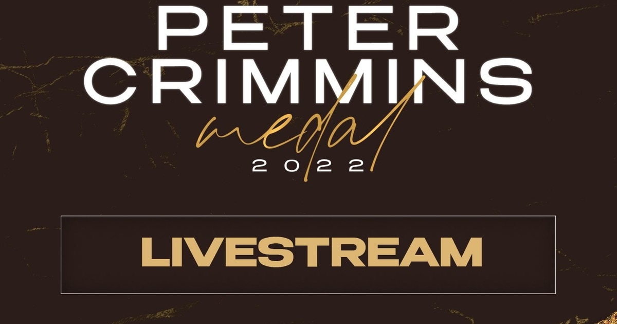 2022 Peter Crimmins Medal Livestream