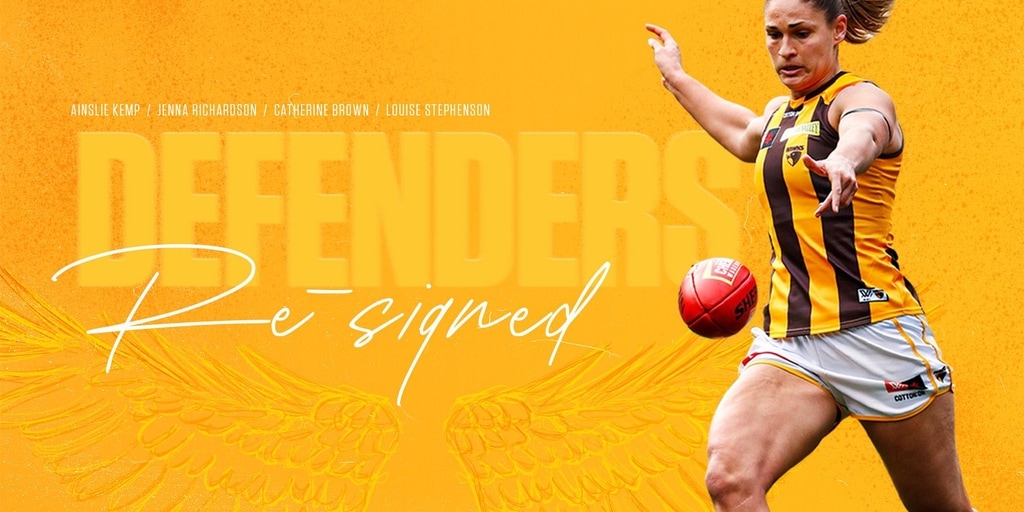 Hawks boost AFLW defensive stocks with four re-signings - Vimarsana News