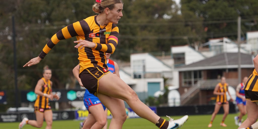 Hawks put up strong fight against Dogs in AFLW match sim - Vimarsana News