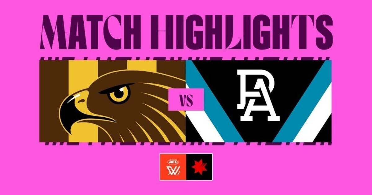Hawthorn V Port Adelaide Match Highlights