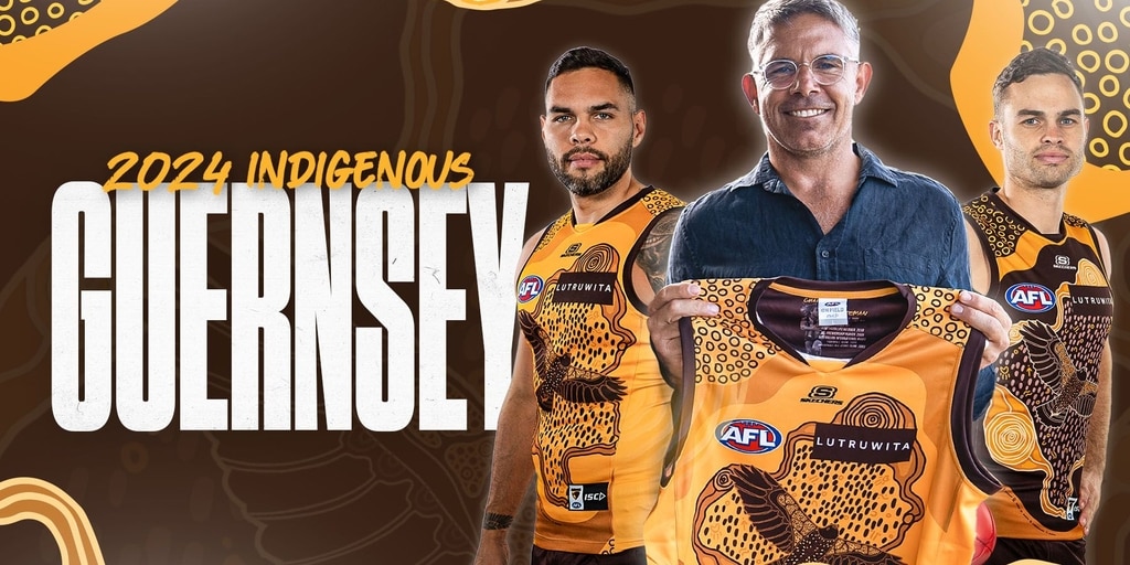 Inspired by Chance: Hawthorn unveils 2024 AFL Indigenous Guernsey - Vimarsana News