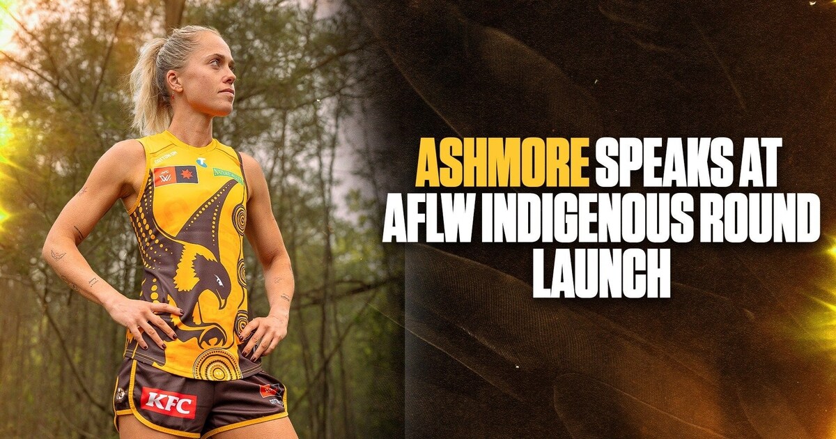 Ashmore Speaks at AFLW Indigenous Round Launch